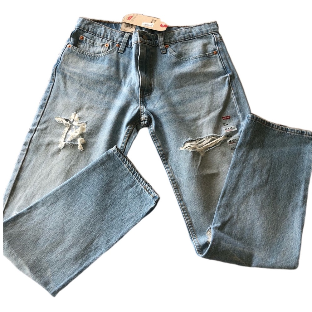 Levi Men’s 511 Slim Jeans Distressed 32 x 32 NWT